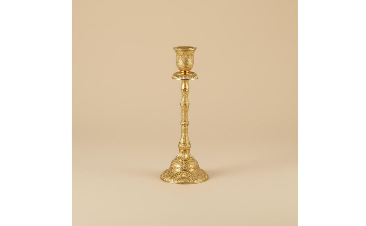 Luxury Design Peacock Pattern Centerpiece Elegant Ornate Candelabra Fine Carving European Design Candle Stand Stable Base for Wedding, Candlelight Dinner
