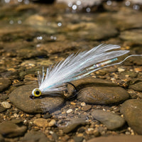 Reflective Feather Streamer Flies Hand-Tied Streamer Fly Lightweight Tackle Rust-Resistant for River