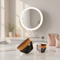 2 Pieces Multi-Functional Flat Top Foundation Brush High Density Bristles Liquid Foundation Brush Streak-Smooth Application Beauty Tool for Travel