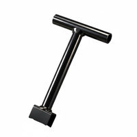 Non-Slip Underfloor Heating Manifold Key Labor-Saving Heating Manifold Valve Tool Extended Design T-Handle Valve Wrench for Plumbers, DIY Enthusiasts, Tight Tight Areas