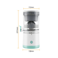 Portable Citrus Juicer Compact Cordless Juicer Cup Built-in Pour Spout