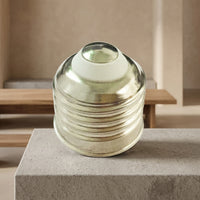 Table Lamp and Ceiling Light Fitting for Pendant Light, Solderless Aluminum E27 Lamp Holder, Flame-Retardant Bulb Holder, 2A E27 Screw Vintage