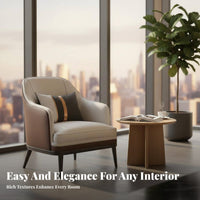 Modern Design Single-Seater Club Chair Versatile Design Armchair Soft Cushioning Seating Furniture Sleek Lines for Interior Designers, Business Owners, Hotel Lobby, Reception Area, Office, Lounge