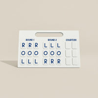 Portable Mahjong Practice Board Handled Design Mahjong Charleston Practice Board for Beginners