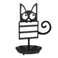 Earring Tree Organizer Space-Saving Earring Display Stand Easy to See Cat Jewelry Stand Dressing Table, Desktop