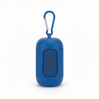 Cooling Towel with Carabiner Portable Towel with Silicone Case for Running