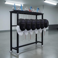 Fencing Rack Stand Rectangular Frame Fencing Gear Rack Blade Holder Stand Flat Top Shelf Sports Storage Hanging Rods