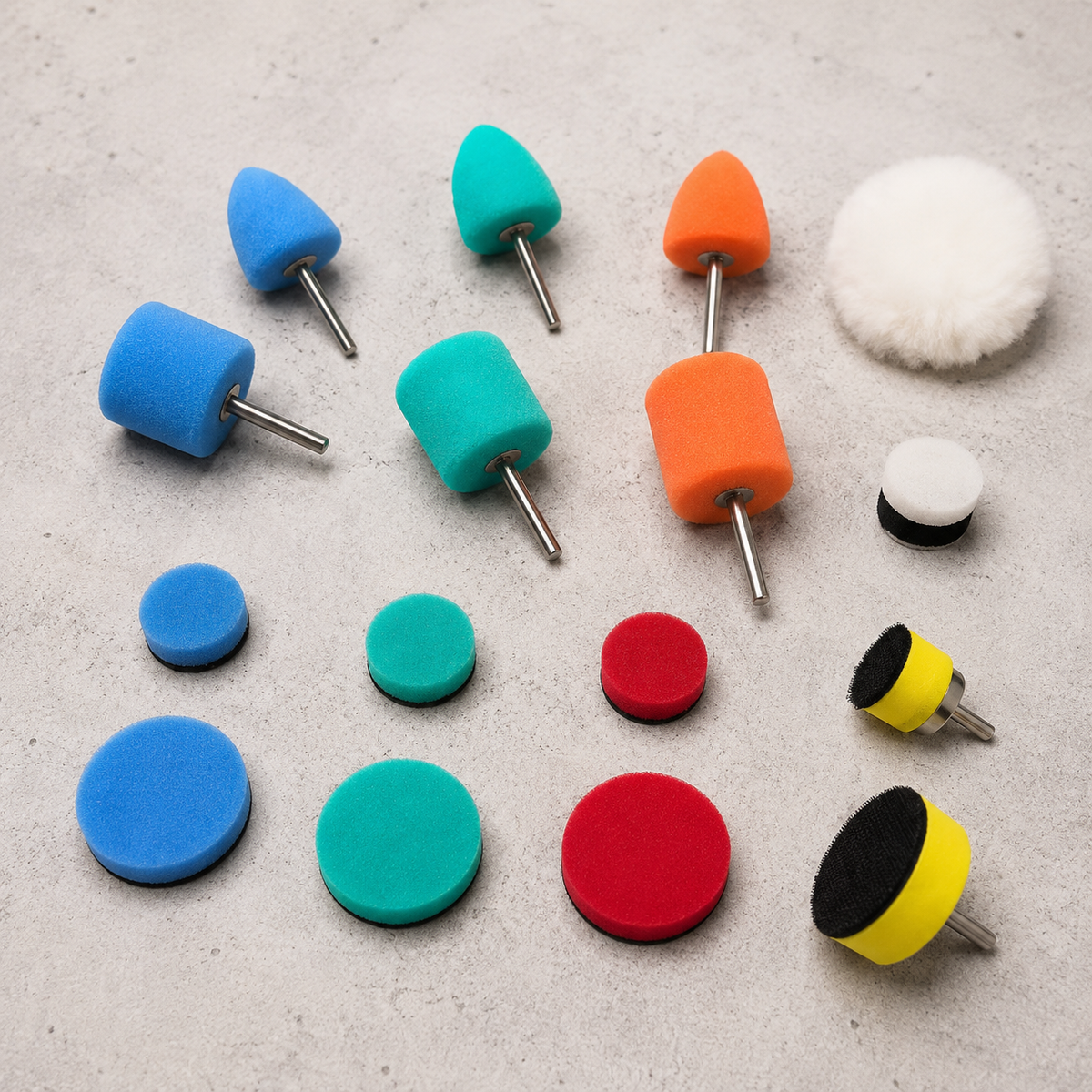 polishing sponge kit