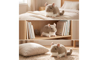 Chinchilla Stuffed Animal Toy Compact Chinchilla Stuffed Toy Squeezable