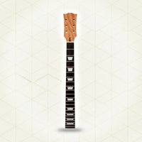 LP Guitar Neck White Trapezoid Inlay LP Style Neck Precision Fretwork Music Instrument Part for Luthiers