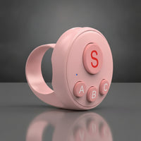 Wearable Camera Controller with Finger Loop Compact Wireless Controller Controller Compatible Stable for Vlogging