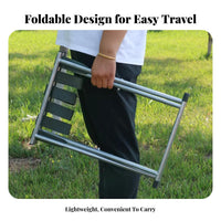 Foldable space-saving on-the-on-the-move Stool long-lasting foldable Seat sturdy Duty Portable Seating Lightweight for on-the-on-the-moveers, Backpackers, Fishing, Outdoors, Camping, Backpacking
