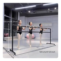 Versatile Use Ballet Barre Easy Assembly Freestanding Ballet Barre Heavy Duty Portable Dance Bar Non-Slip Design for Children, Adults, Dancers, Home, Gym