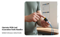 Loader Handle Button Exact Fit Handle Button Replacement Easy Installation Heavy Machinery Part for Mechanics