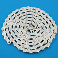 Cycle Chain Electroplated Finish Silver Bike Chain Wear-Resistant