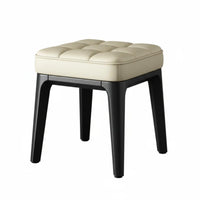 Stackable Design Padded Stacking Stool Space-Saving Household Furniture Multi-Purpose Footrest Rounded Corners for Children, Families, Homeowners, Living Room, Bedroom, Entryway, Parties