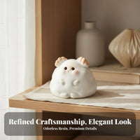 Energy Nese Astrological Animal Figurine Auspicious Connotations Energy Nese Astrological Figurine Set Feng Shui Decor Cartoon Resin Animal Figure