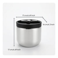 Ice Bucket with Lid Sturdy Stainless Steel Ice Container Storage Box Stylish for Parties