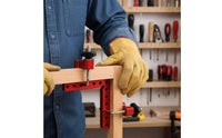 Sturdy Aluminum Alloy 90 Degree Corner Clamp Corrosion-Resistant 90 Degree Positioning Square Lightweight Right Angle Clamping Square Easy to Use for Carpenters
