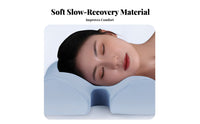Pressure Relief Design Beauty Sleep Pillow Ergonomic Shape Side Sleeper Face Pillow Breathable for Adults, Back Sleepers, Bedroom, Home