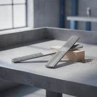 Coarse and Fine Four4-in-1 Rasp Clog-Resistant 4-in-1 Wood Rasp Smooth Flat File with Curved Face Double-Sided for Woodworkers, DIYers, Makers, Woodworking, Workshop
