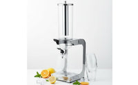 Cold Drink Dispenser with Ice Core Transparent Container Buffet Juice Dispenser Commercial Grade Catering Equipment for Restaurant, Party