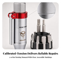 Included Bits Cycle Tightening Force Wrench Compact Storage Adjustable Tightening Force Wrench