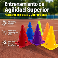 Football Training Cone, Agility Markers, PE Plastic, for Coaches and Athletes