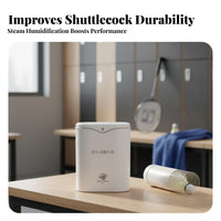 Enhances Toughness Badminton Shuttlecock Steamer Type-C Port Shuttlecock Humidifier Built-in Battery for Training Sessions, On The Go, Home
