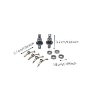 Differential Featuring Drive Shafts Model Car Drive Shaft Set Stronger Drivetrain Kit for Tuning