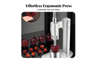 Multi-Fruit Pitter Tool Labor-Saving Stainless Steel Date Pitter Efficient Pitting Jujube Kernel Remover for Home Cooks, Meal Prep, Preserve Making