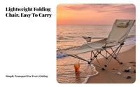 Adjustable Ground Chair Foldable Design Portable Seat Lightweight Outdoor Furniture for Beach& proceeders, Travelers, Fishing, Picnics, Travel
