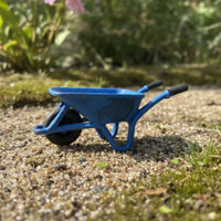 Miniature Wheelbarrows Resin Wheelbarrows Model with Single Wheel Tiny Ornament for Collectors, Dioramas