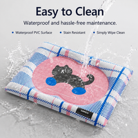 Dog Cooling Mat Gel Filled Square Waterproof Pet Mat for Summer Heatwaves