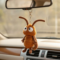 Soft Cockroach Keychain Cartoon Backpack Charm Cute for Keys, Tote Bags, Teens