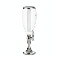 Tabletop Beer Dispenser with Ice Column Light-up Beverage Dispenser with Tap Clear Beer Dispenser Chilled for Hosts, Parties, Home Taverns, Game Nights