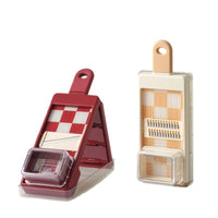 Multi-Function Vegetable Slicer and Grater with Safety Design