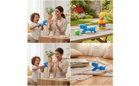 Spring-Loaded Shark Grabber Toy Interactive Shark Clamp with Trigger Handheld Extendable for Children, Toddlers, Party Favors, Bath Time, Classrooms