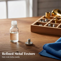 Trumpet Finger Loop Screw Knurled Head Shiny Trumpet Fixing Screw Easy to Install Brass Instrument Part for Cornet Instrumentalists, Instrumentalists