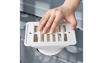 Abs Plastic Pool Overflow Fitting Square Pool Drain with Grate Anti-Clogging Overflow Drain Cover Long-Lasting