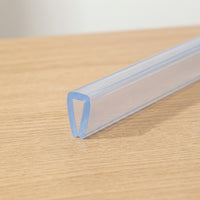 U-Shaped Rubber Edge Trim Glass Protection Strip Wood Panel Sheet Metal PVC Silicone Seal Strip Transparent Anti-Collision