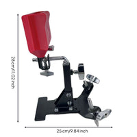 Adjustable Drum Pedal Practice Device Compact Bass Drum Practice Pad with Pedal Mount Stable Realistic Rebound for Drummers, Beginners, Studio