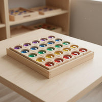 25 Pieces Acrylic Gem Blocks Bright Bright Shades Cube Blocks Light-Catching Children's Learning Toys for Young Children, Preschool