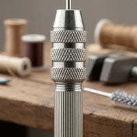 Stainless Steel Fly Tying Tool Kit Anti-Slip Handle Angled Picking Needle Metal Body Wire Brush Cleaner Fiber Grooming