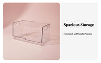 accessibleFront Stackable Box Large Capacity Clear accessibleFront Bin