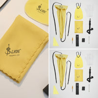 Saxofoonreinigingsset Met Mondstukborstel Soft Saxophone Cleaning Kit Saxophone Maintenance Kit Lightweight for Saxophonists