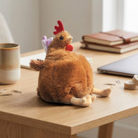 Cute Soft Pencil Case Fuzzy Chicken Pencil Case Zippered Pen Bag with Zipper Novelty for Classroom