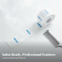 5 Rolls Neck Strips Hygienic Paper Neck Strips Stretchable Haircut for Barbers, Barbershop, Haircutting, Perming