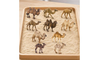 10 Pieces Camel Figurine Mini Figurine Collectible Miniature for Hobbyists, Collectors, Dioramas