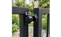 Door Stop Black Coated Door Stopper Rustproof for Rv, Cabins